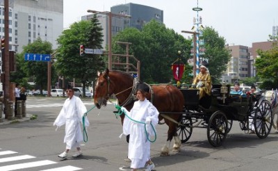 今年も北海道神宮例祭にばん馬が登場！