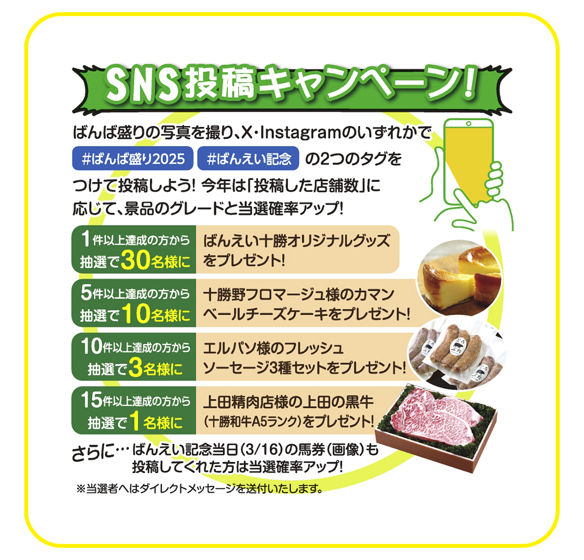 SNS投稿キャンペーン